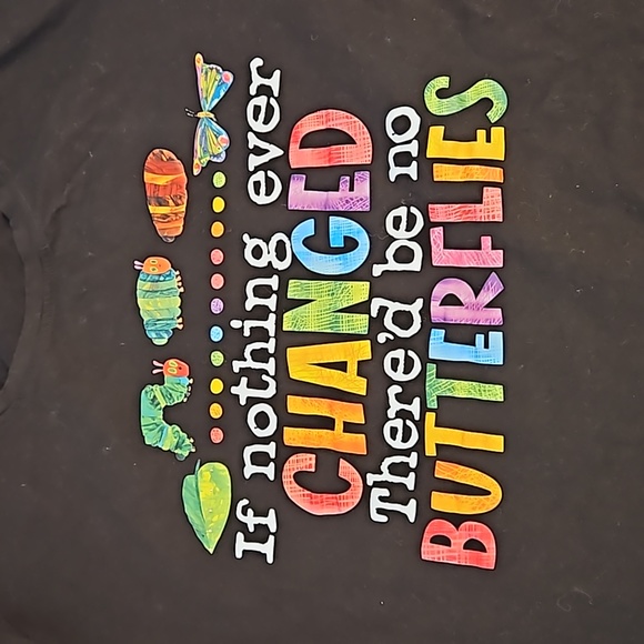 Eric Carle The Very Hungry Caterpillar inspo graphic tee Uplifting unisex 2XL - Picture 2 of 8